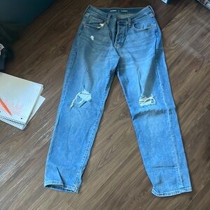 O.G. High Rise Straight light wash